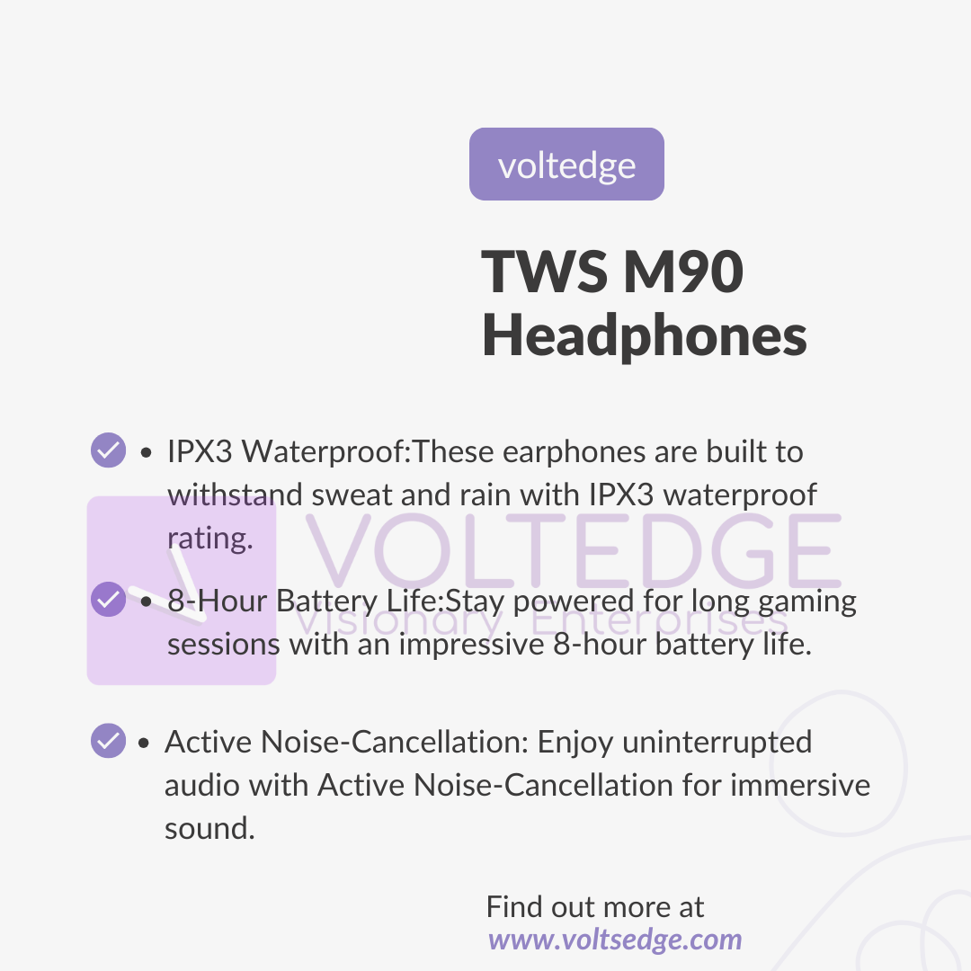 TWS M90 Wireless Headphones Gaming