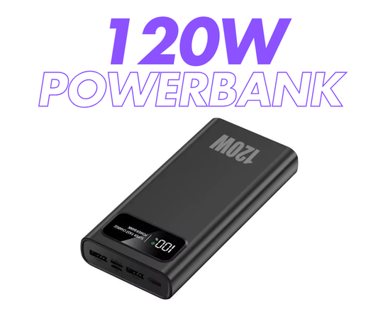 120W Ultra Fast Power Bank with Digital Display