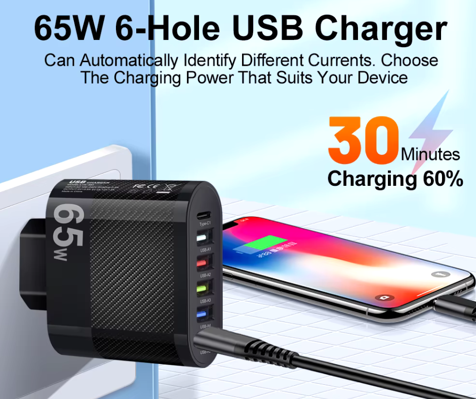 Multiport Fast Wall Charger